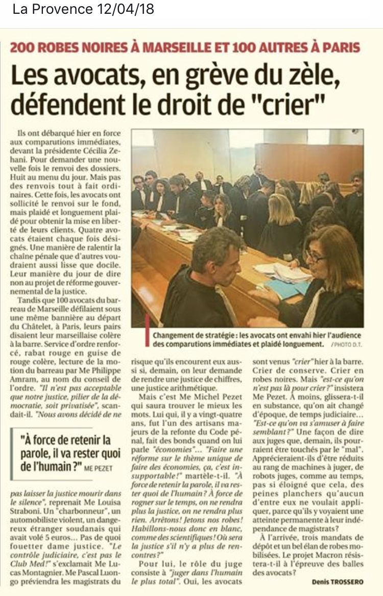 Intervention de Maître Pezet 