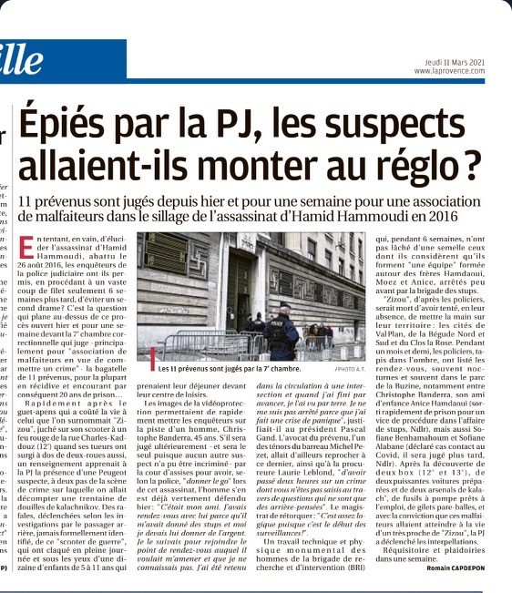 Affaire d'Hamid Hammoudi : Le cabinet en audience devant la 7ème Chambre Correctionnelle de Marseille
